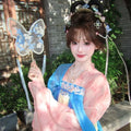 Ethereal Hanfu Dress | Tang Dynasty Embroidery | Flowing Spring Summer Cosplay Outfit