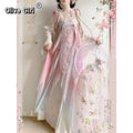 Olivegirl Tang Style Hanfu Dresses Embroidered Fairy Paired Cardigan Daily Fairy Style Tang Style Spring Summer Collection