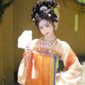 Original Han Tang Hanfu Dress | Embroidered Chest-Length Skirt | Spring Summer Cosplay Set