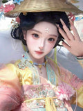Fairy Goddess Hanfu Dress | High-End Floral Embroidery | Chinese Deity Cosplay Set