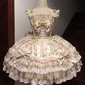 Olivegirl Japanese Kawaii Lolita Jsk Dress Women Sweet Y2k Bow Lace Ruffles Princess Dress Ballet Girls CuteParty Mini Dresses