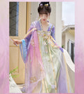 Green Hanfu Dress | Chest-Length Tang Embroidery | Forest Fairy Cosplay Set