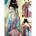 Olivegirl High-end Graduated Embroidered Tang Dynasty Style Hanfu Dress for Women Summer Fairy Costume Cosplay