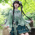 Panda Hanfu Dress | Lolita Horse Face Skirt | Cute Bamboo Embroidery Cosplay Party
