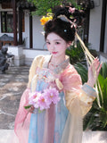 Fairy Goddess Hanfu Dress | High-End Floral Embroidery | Chinese Deity Cosplay Set