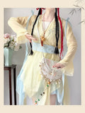 Xianxia Fairy Hanfu Dress | Sweet Ancient Chinese Cosplay Set | Summer Traditional