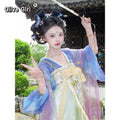Purple Hanfu Dress | Tang Dynasty Goddess Embroidery | Ancient Fairy Cosplay Set