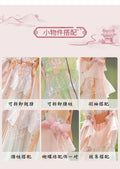 Traditional Hanfu Dress | Pink Purple Green | Ancient Chinese Carnival Cosplay Summer