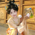 Original Han Tang Hanfu Dress | Embroidered Chest-Length Skirt | Spring Summer Cosplay Set