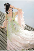 Traditional Hanfu Dress | Pink Purple Green | Ancient Chinese Carnival Cosplay Summer