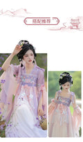 Traditional Hanfu Dress | Pink Purple Green | Ancient Chinese Carnival Cosplay Summer