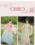 Traditional Hanfu Dress | Pink Purple Green | Ancient Chinese Carnival Cosplay Summer