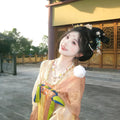 Original Han Tang Hanfu Dress | Embroidered Chest-Length Skirt | Spring Summer Cosplay Set