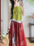 olivegirl Hanfu Set Jacquard Vest Strappy Lantern Pants Daily Commute Han Element Ensemble Women's Summer 2026