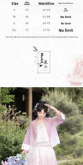 Song Dynasty Hanfu Set | Embroidered Flower Shirt & Irregular Short Skirt | Summer 2026