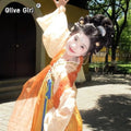 Original Han Tang Hanfu Dress | Embroidered Chest-Length Skirt | Spring Summer Cosplay Set
