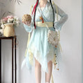 Xianxia Fairy Hanfu Dress | Sweet Ancient Chinese Cosplay Set | Summer Traditional