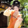 Original Han Tang Hanfu Dress | Embroidered Chest-Length Skirt | Spring Summer Cosplay Set