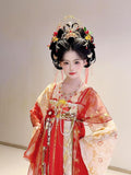 Embroidered Hanfu 3-Piece Set | Tang Dynasty Fairy Cosplay | Chest-Length Skirt
