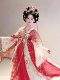 Embroidered Hanfu 3-Piece Set | Tang Dynasty Fairy Cosplay | Chest-Length Skirt